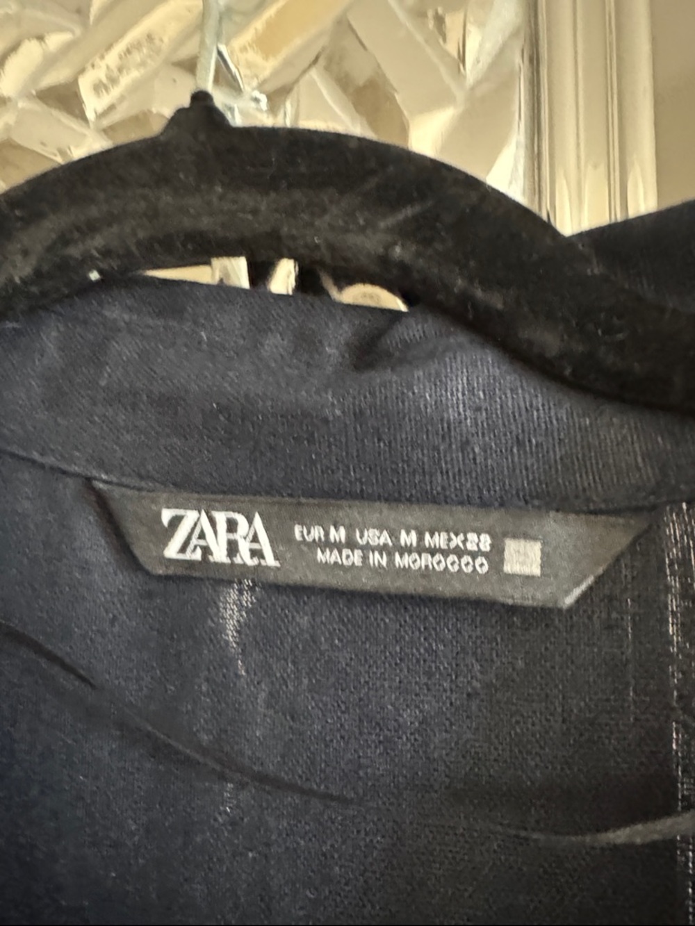 NWOT Zara Classic Belted Jumpsuit Linen Blend - Picture 6 of 10